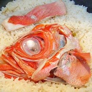 金目鯛の炊き込みご飯